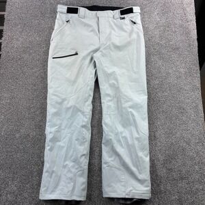 Karbon Snow Pants Mens 2XL Gray Ski Snowboard Insulated Waterproof Breathable